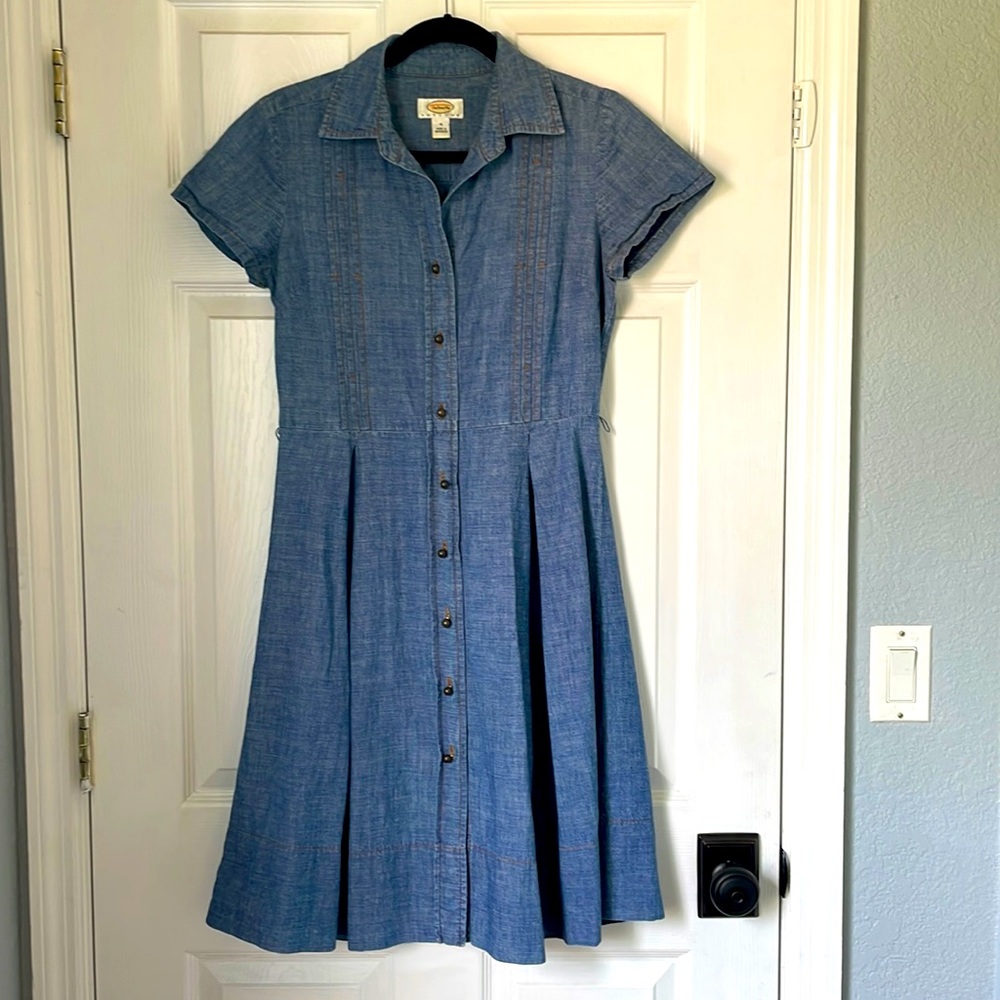 90s Talbots denim dress